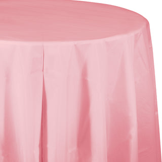 82" Classic Pink Table cover, Octy Round