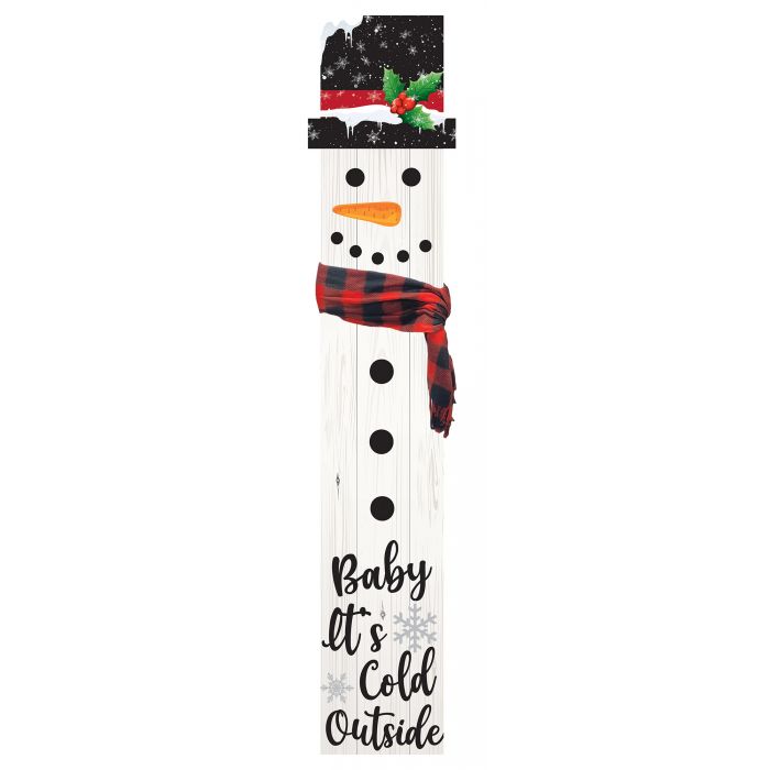 4' Christmas/Snowman Porch Sign Assortment