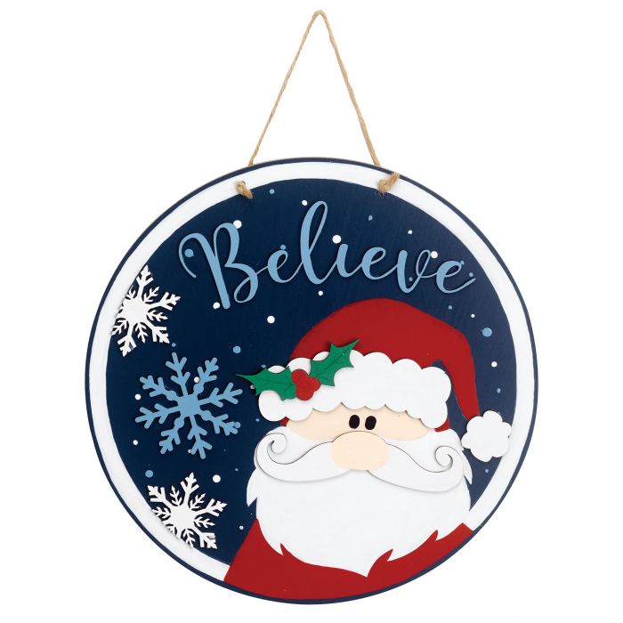 12" Christmas Greeting Wood Sign Assortment