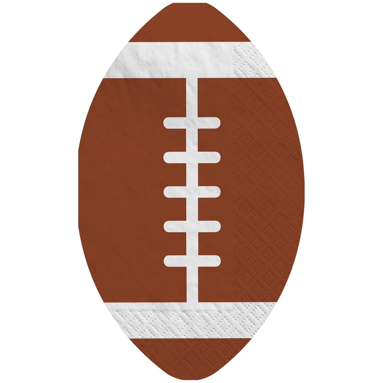 Ready Set Football Shaped Luncheon Napkins