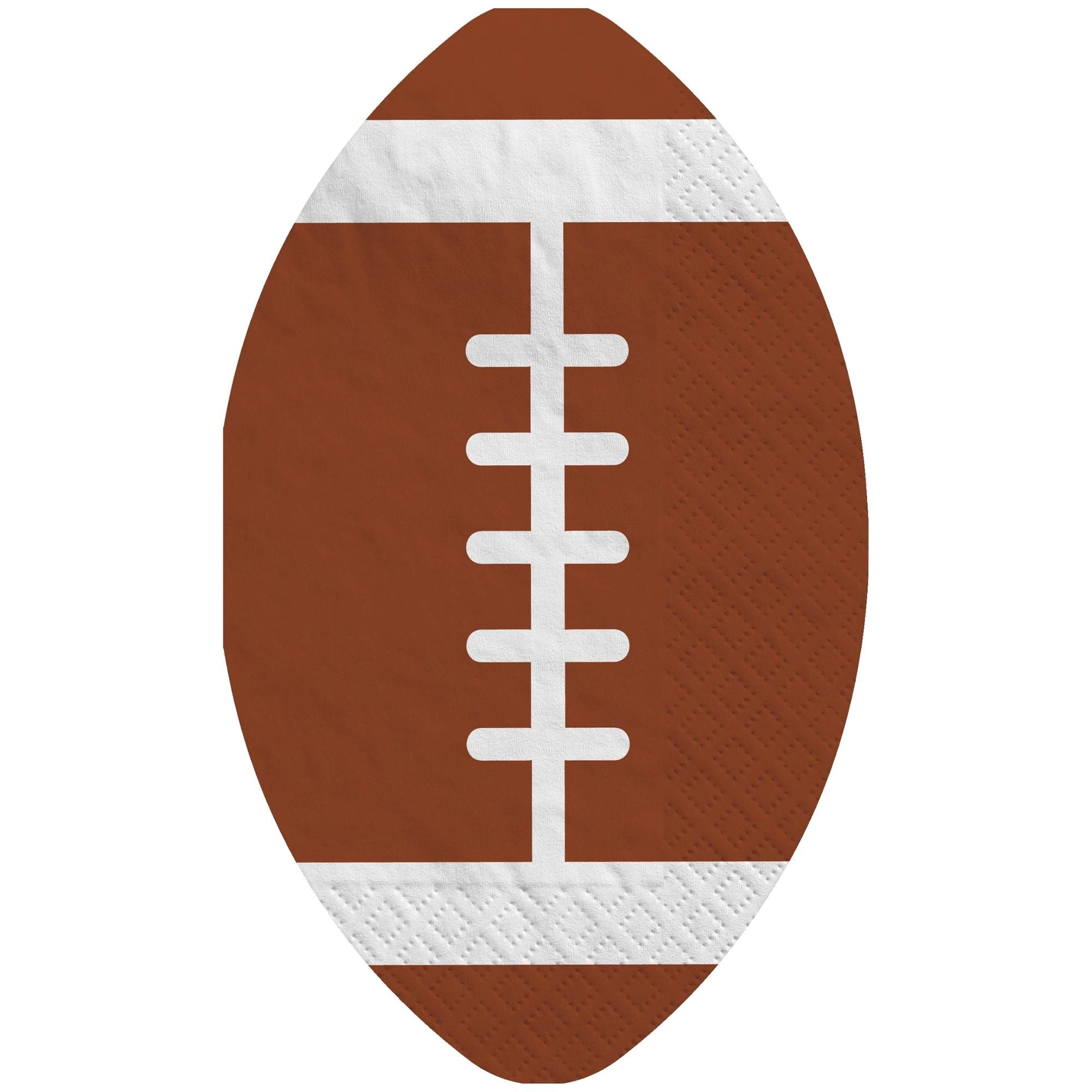 Ready Set Football Shaped Luncheon Napkins