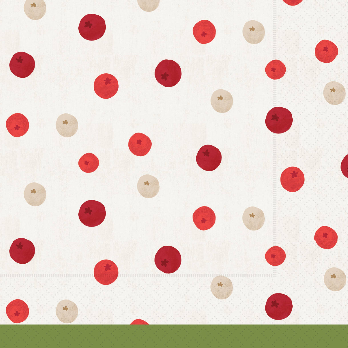 Paper Lunch Napkins 20ct Winter Berry Dots Christmas