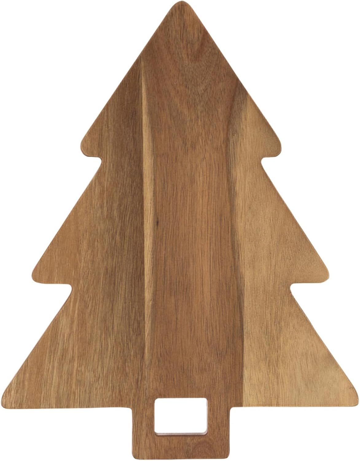 Serving Board Charcuterie Cutting Boards Acacia Wood Tray, Large 14-Inches, Tree Shaped
