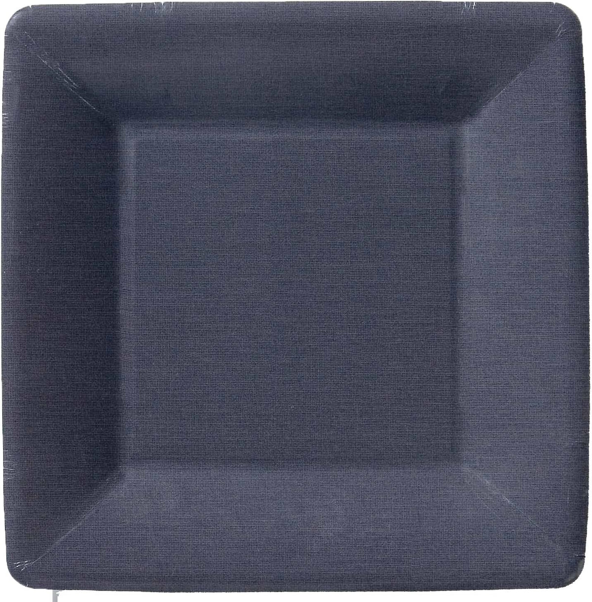 Boston International, Plate Square Classic Linen Black, 8 Count