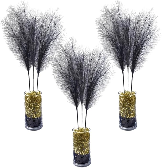Elegant Black Cloth Feathers
