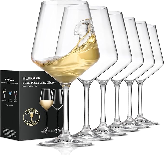 Unbreakable 16 oz. Wine Glasses