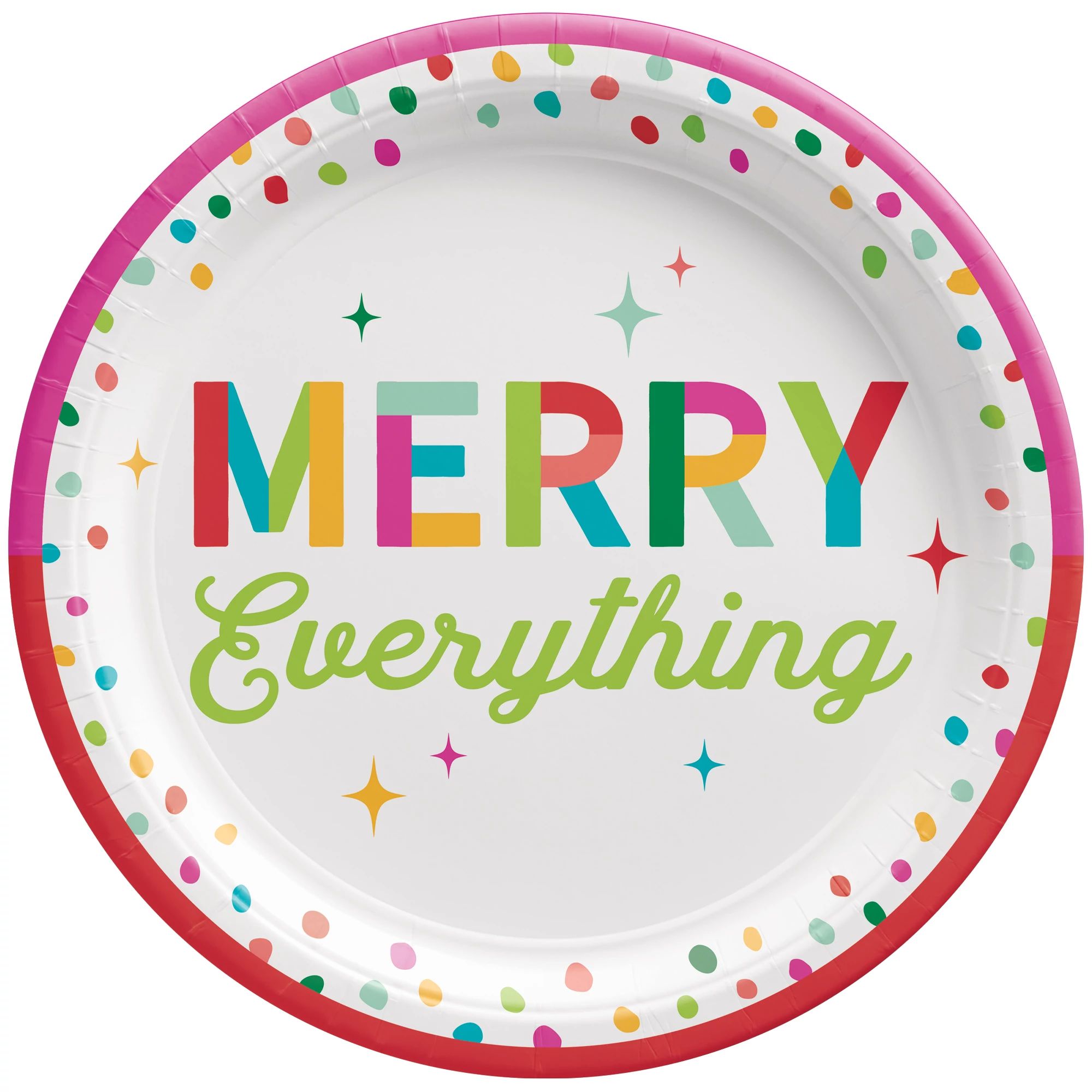 Merry Everything 10" Round Plates