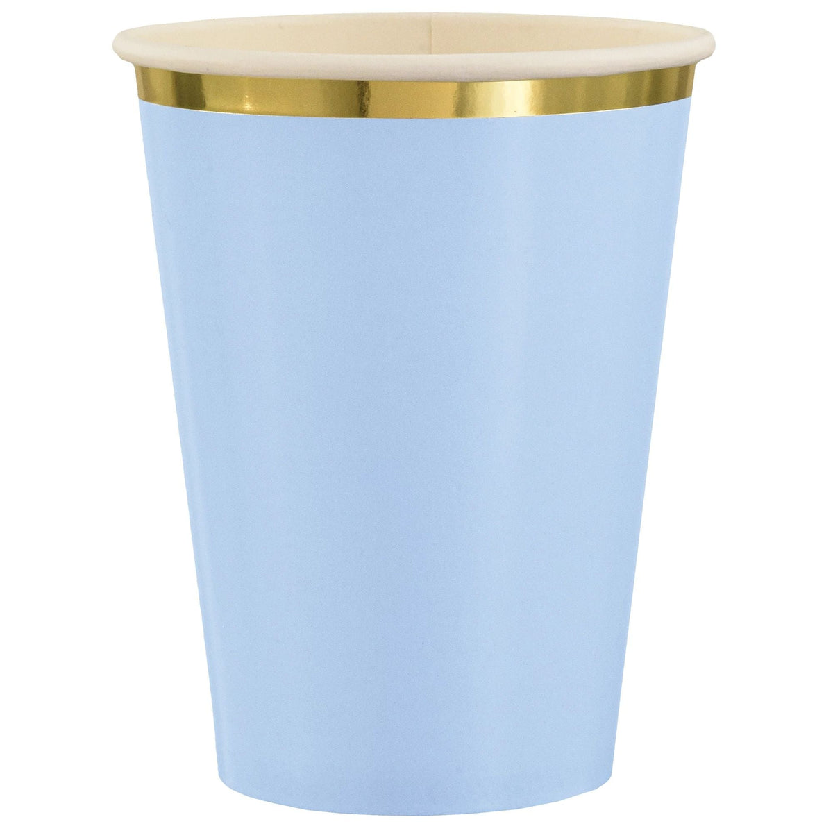 Paper Cup w/hot stamp 12 oz Cup - Ice Blue