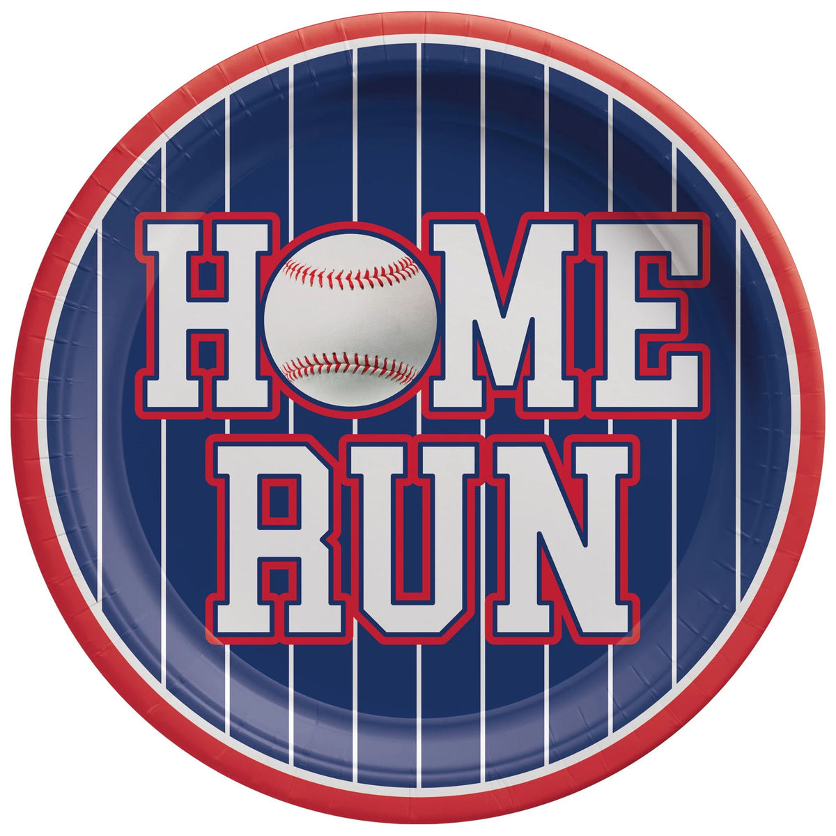 Home Run Round 7" Plates