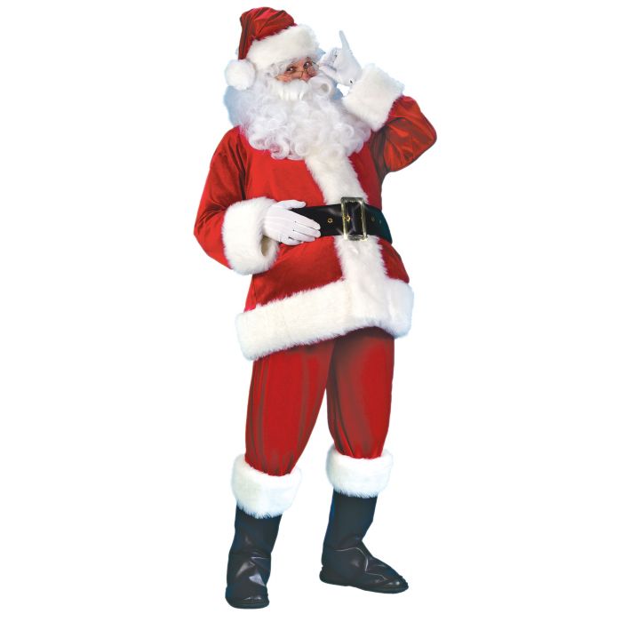 Deluxe Velour Santa Suit - Plus Size (50-54)