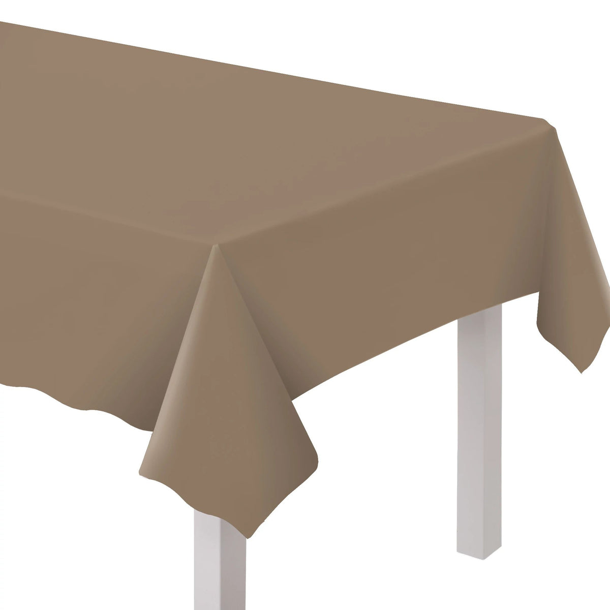 Plastic Table Cover - Taupe
