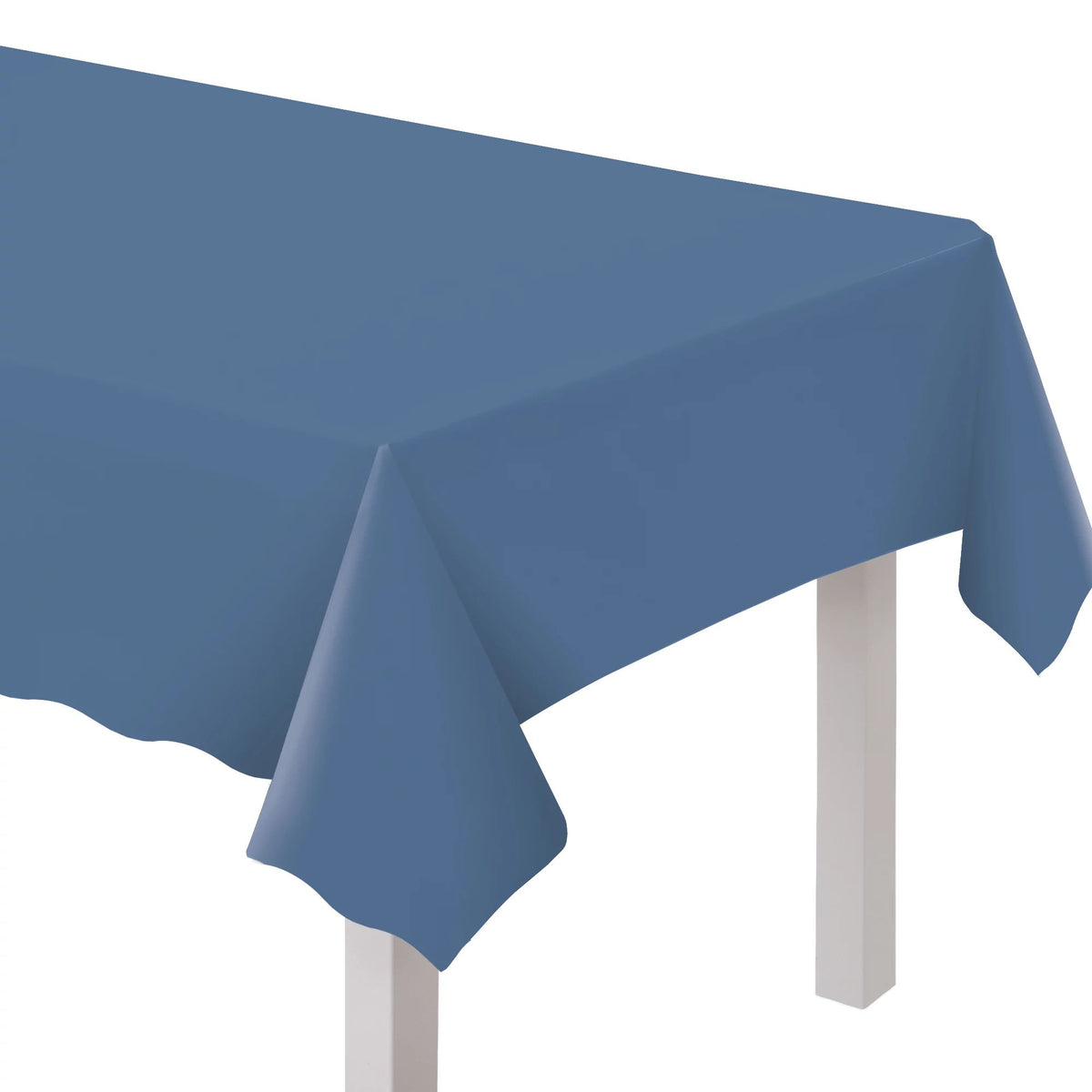 Plastic Table Cover - Indigo
