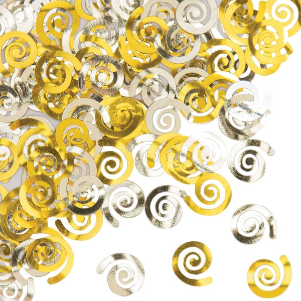 Gold Swirl Confetti