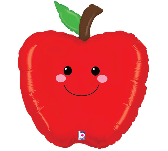 C005 21&quot; PRODUCE PAL APPLE SHAPED BALLOON