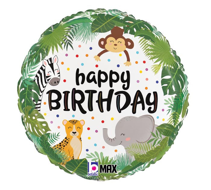 508 18" BIRTHDAY JUNGLE BIRTHDAY