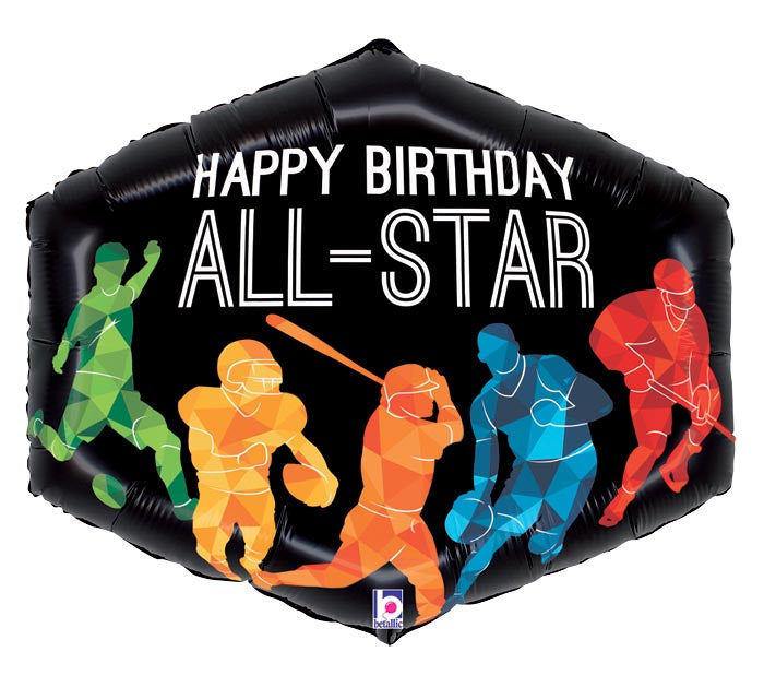 476 25&quot; ALL-STAR SPORTS BIRTHDAY