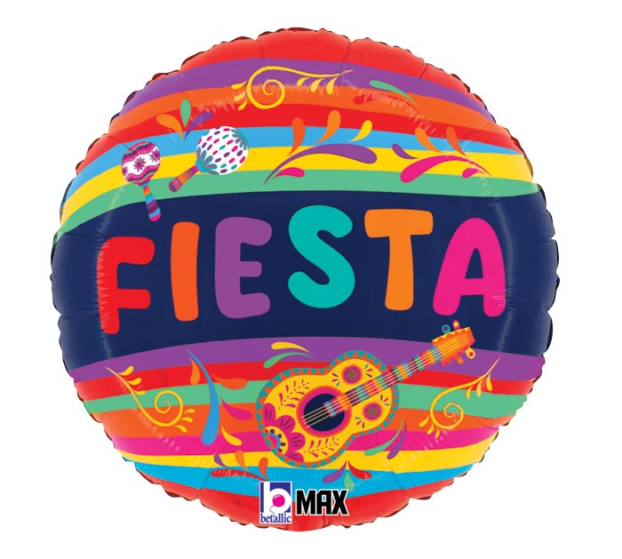 E004 18&quot; PARTY FESTIVE FIESTA FOIL BALLOON