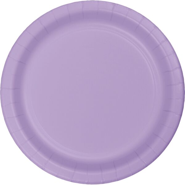 7" Paper Plate - Lush Lavender