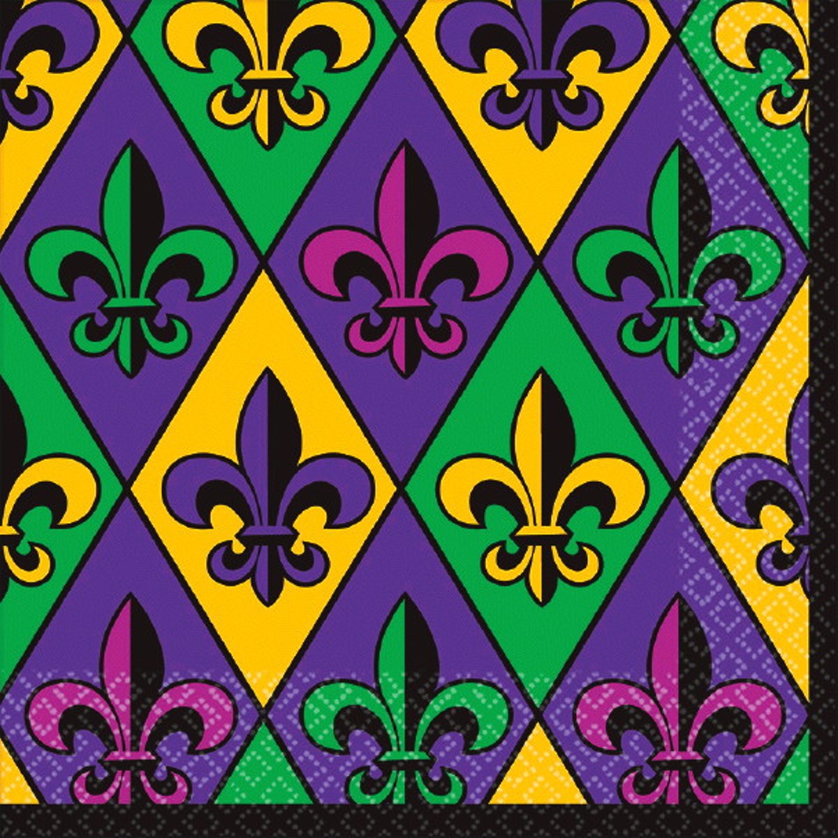 Fleur De Lis Lunch Napkins 