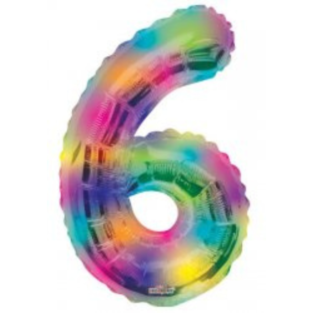 34" PKG NUMBER'S MULTICOLOR SHAPE