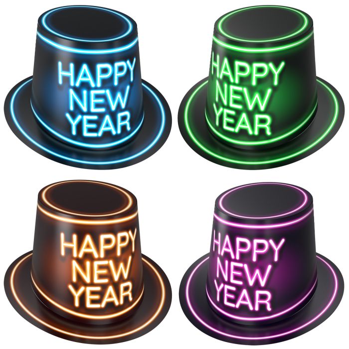 Glowing New Year Hi-Hat - Individually Sold