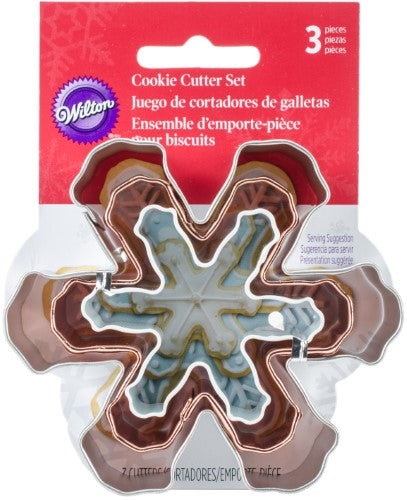 Wilton Snowflake Cookie Cutters 3pc