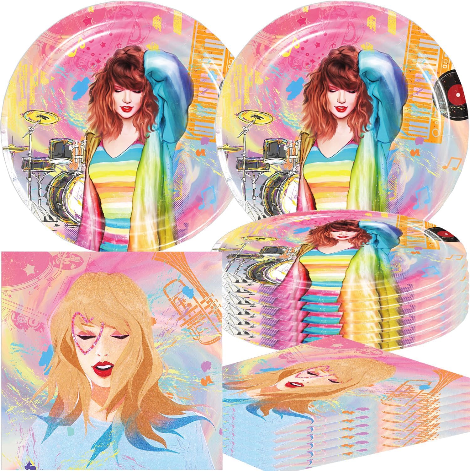 Taylor Swift Napkins & Plates