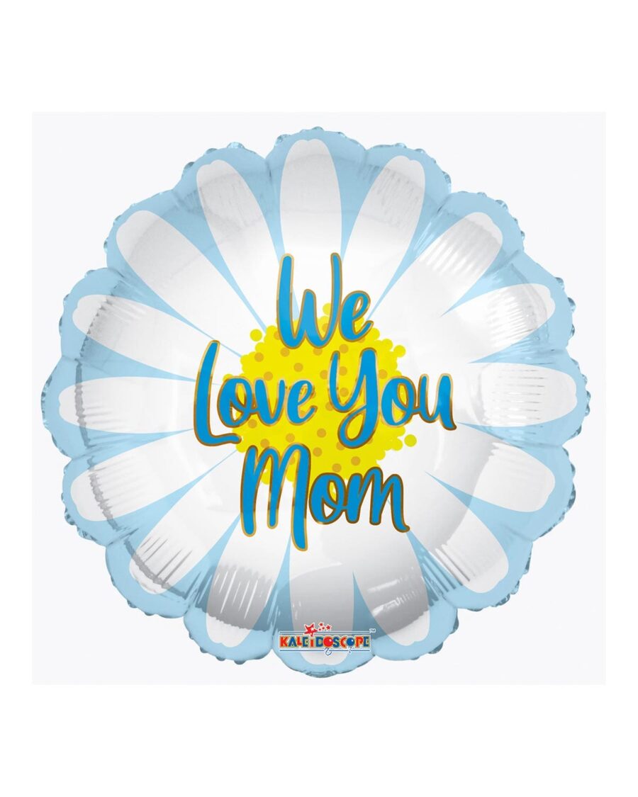 C014 We love you mom daisy balloon E005