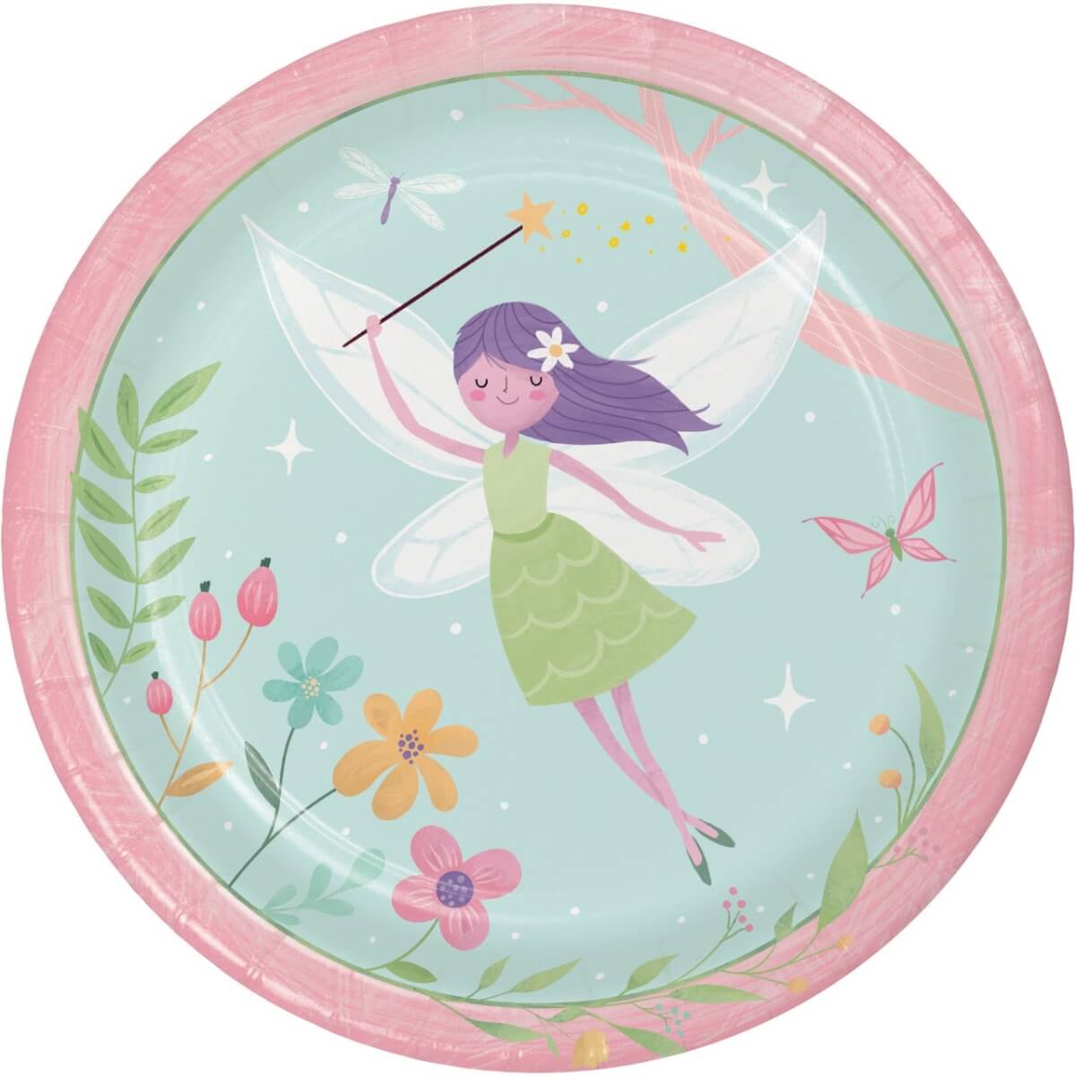 Fairy Forest Lunch Paper Plates