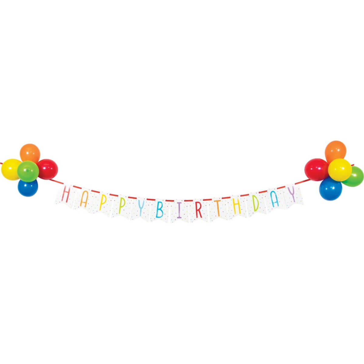 Balloon Bash Ribbon Banner with Latex