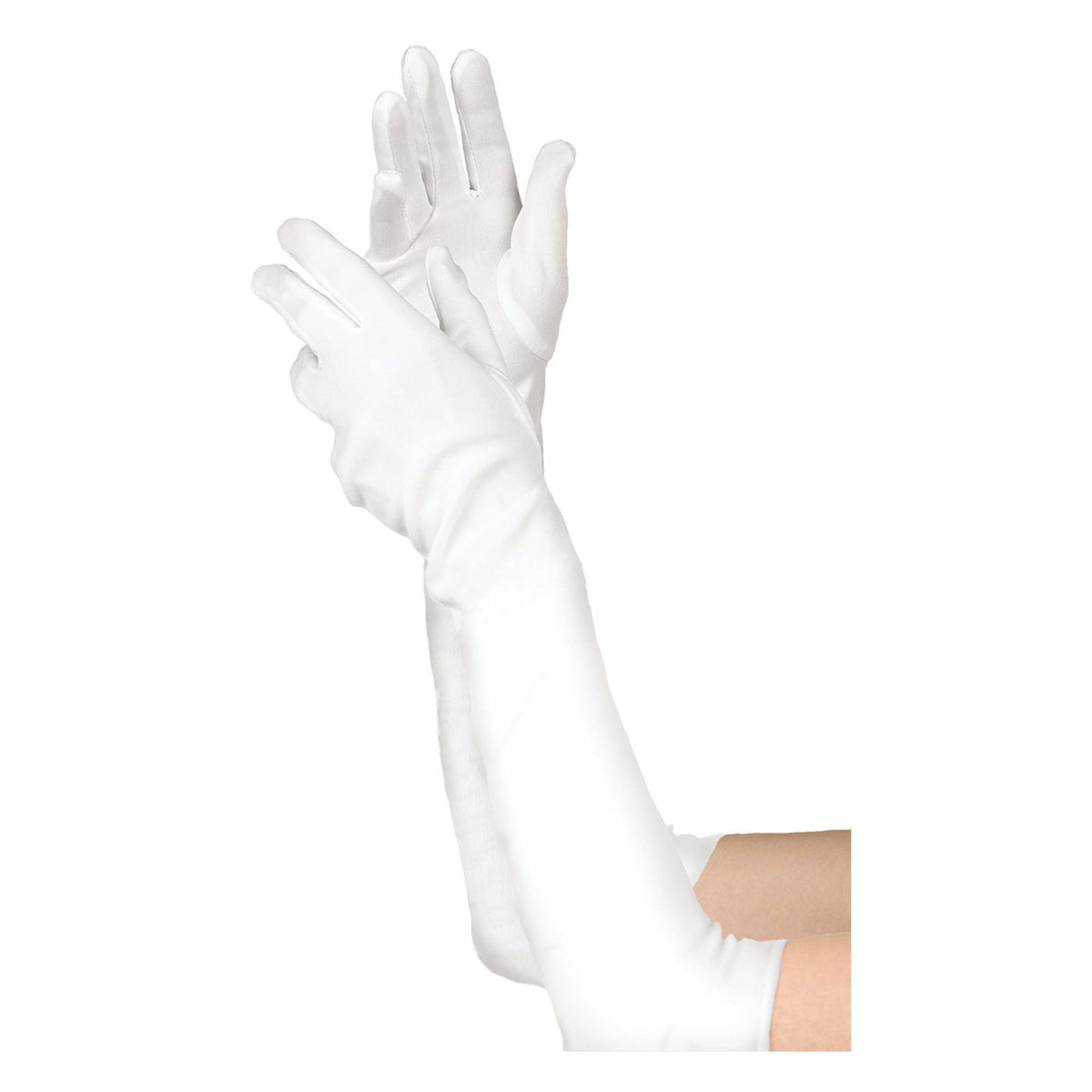 Long White Gloves - Women