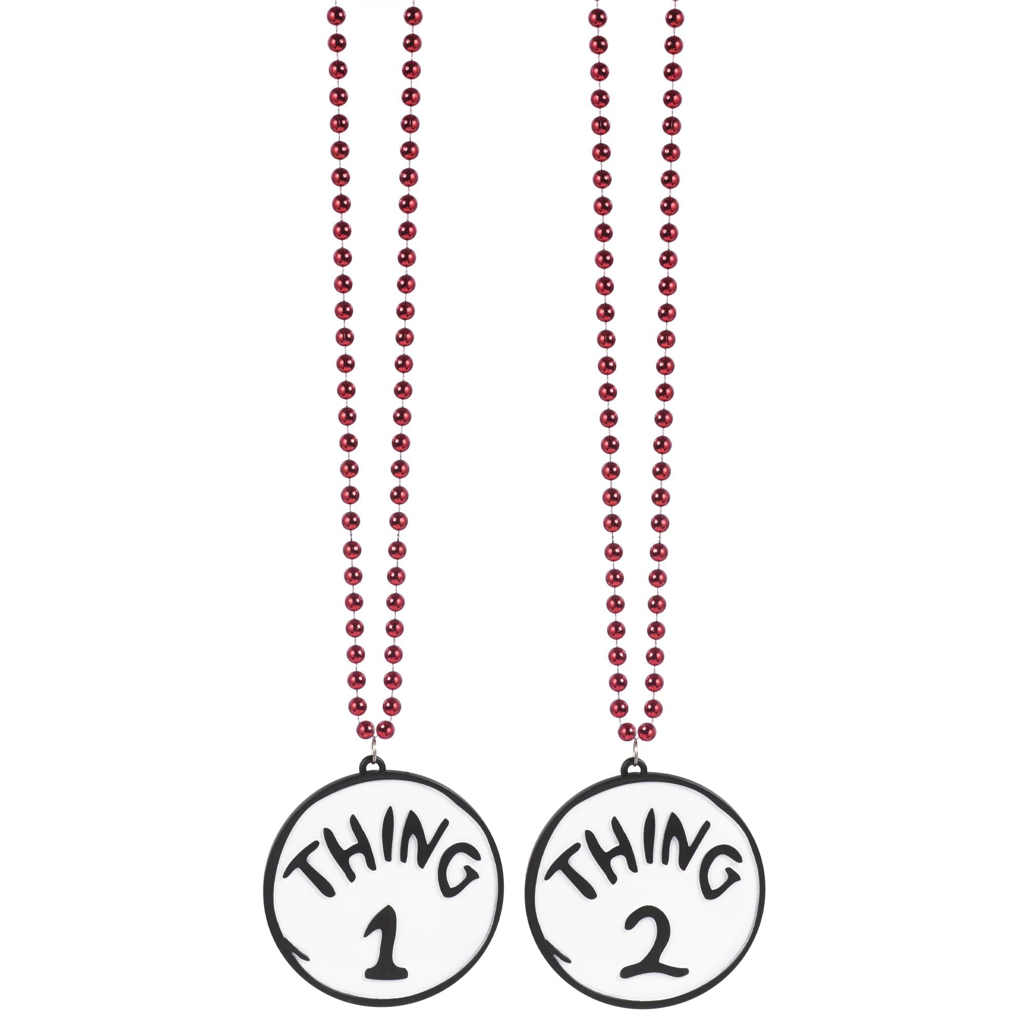 Thing 1 & 2 Reversible Bling Necklace