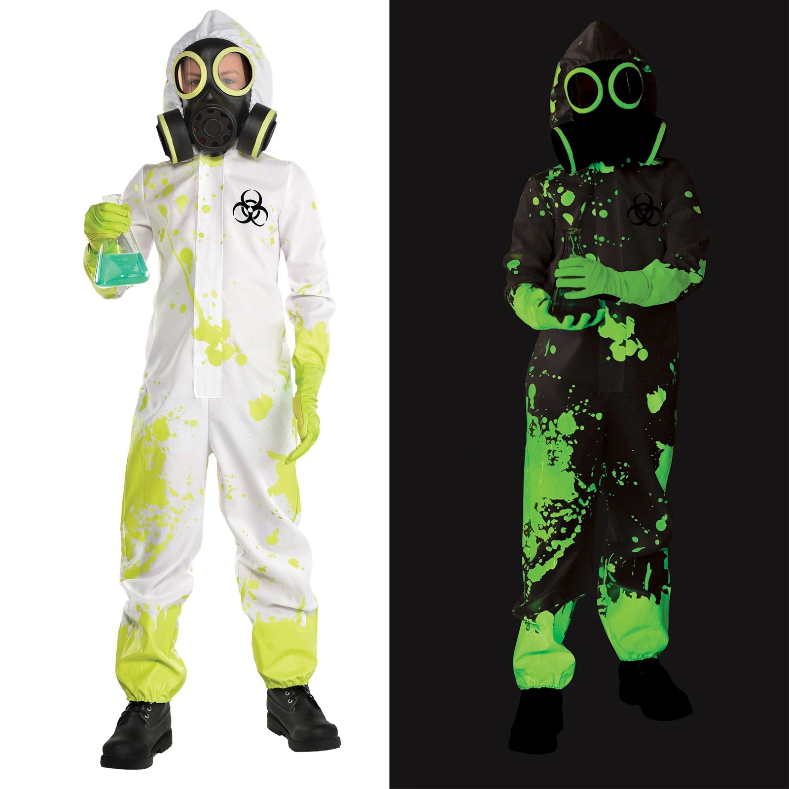 Glow Hazmat Child Costume by Amscan in White | Large | Michaels