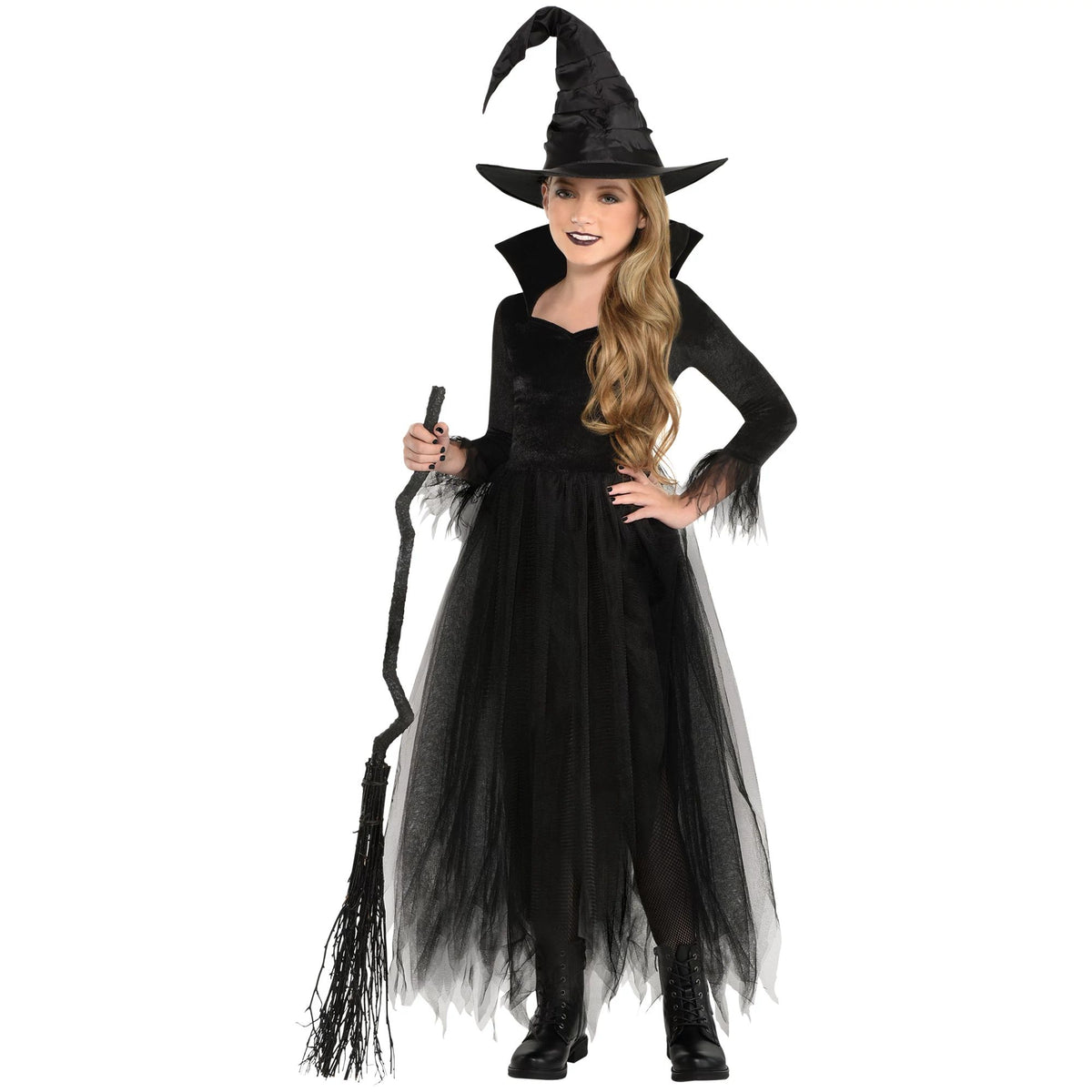 Enchanted Witch Girl&#39;s Costume by Amscan in Black | Michaels