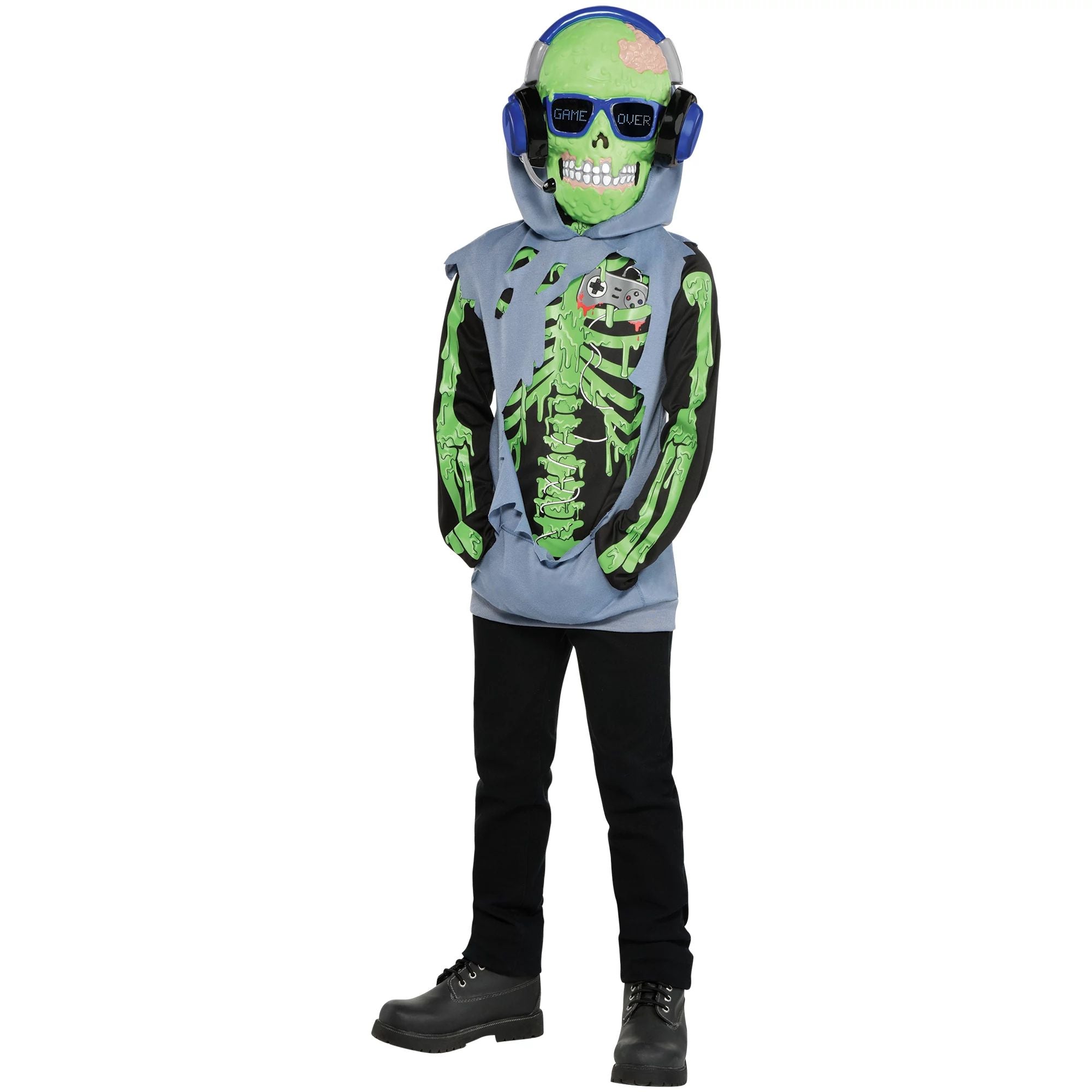 Zombie Gamer Costume for Kids