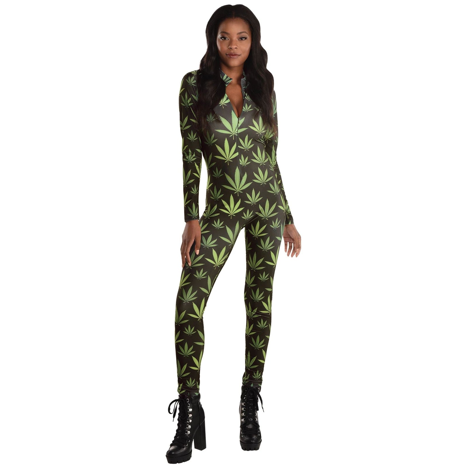 Cannabis Queen Catsuit Women - S/M