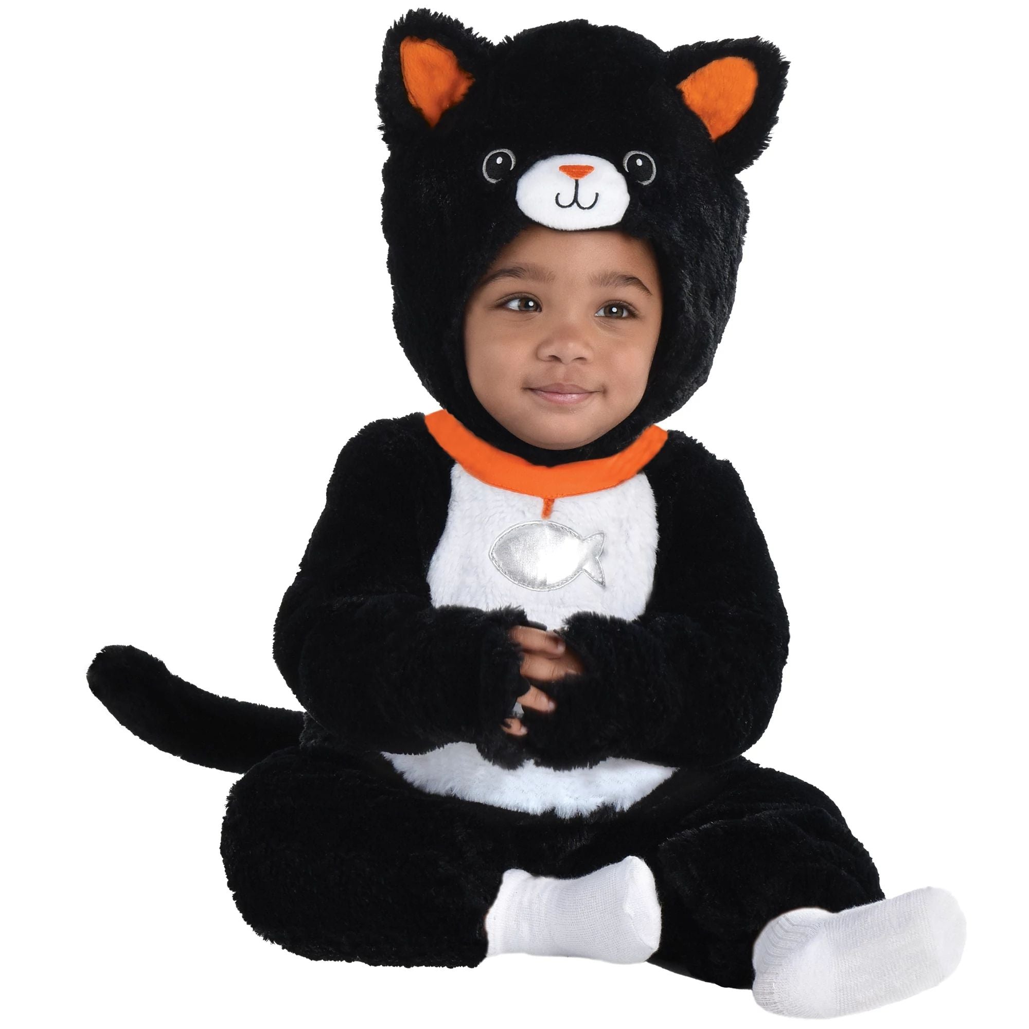 Amscan - Cuddly Black Cat Costume - Infant (6-12 Months)