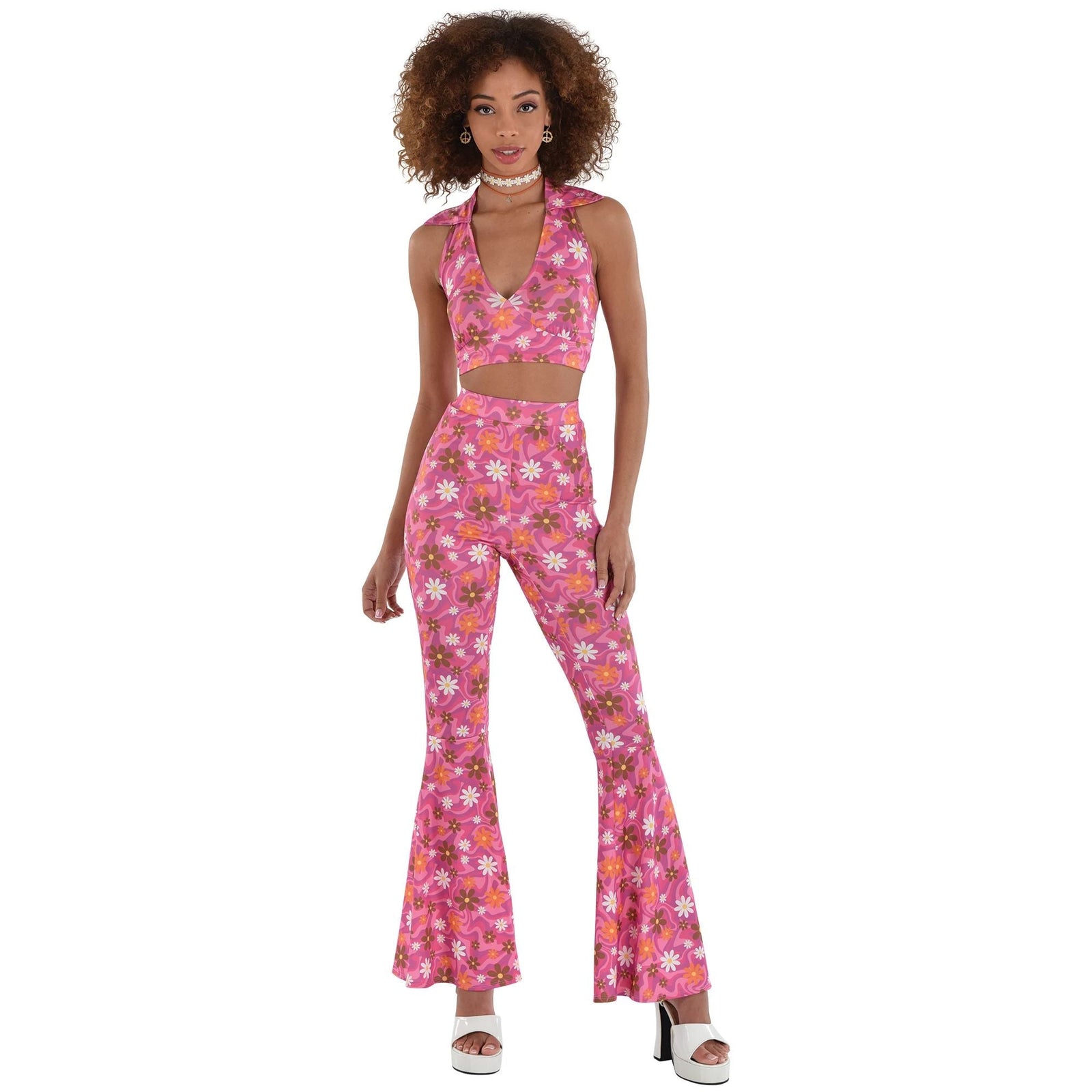 60's Halter Top & Pants Set - Adult S/M