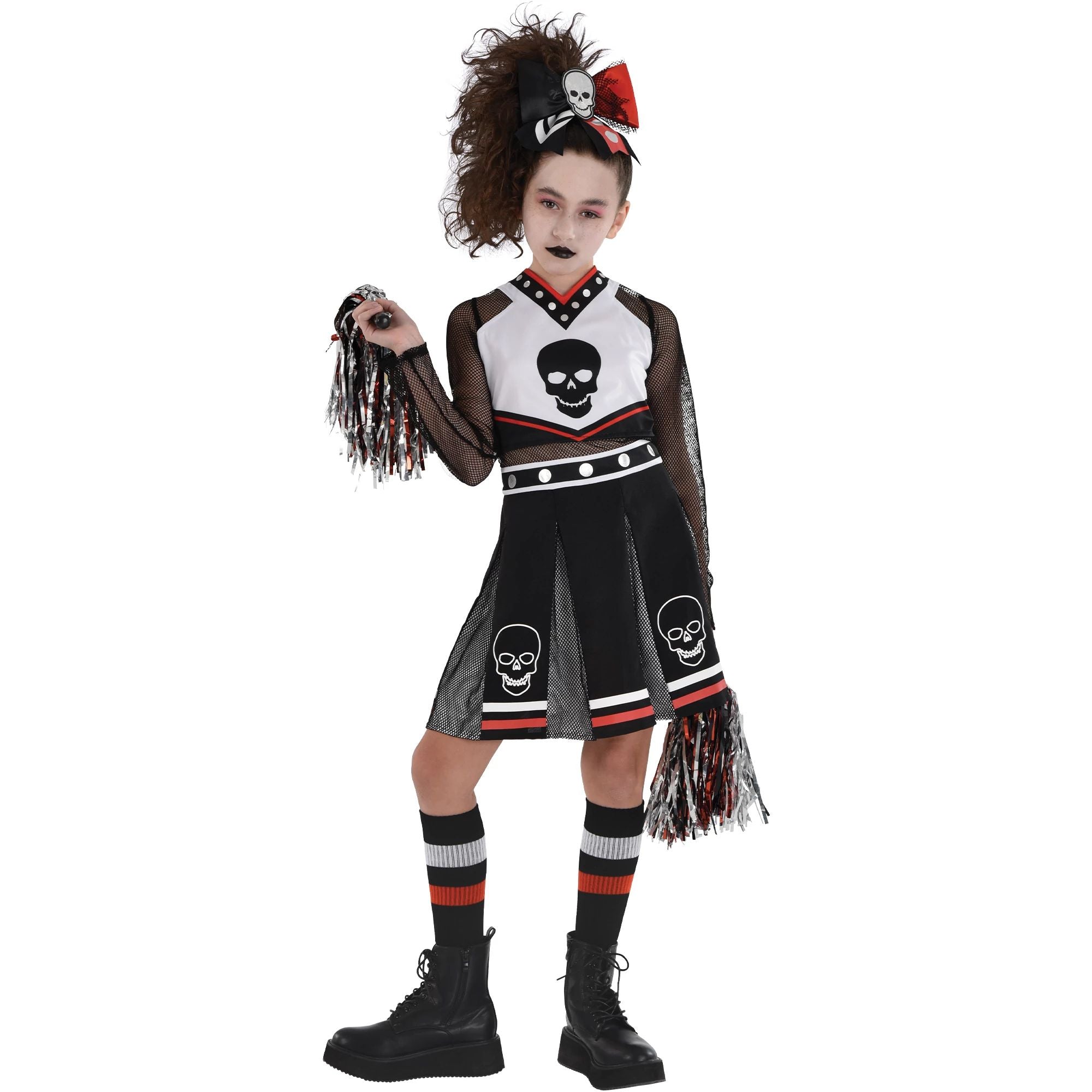 Fear Squad Cheerleader Costume for Kids Size: S