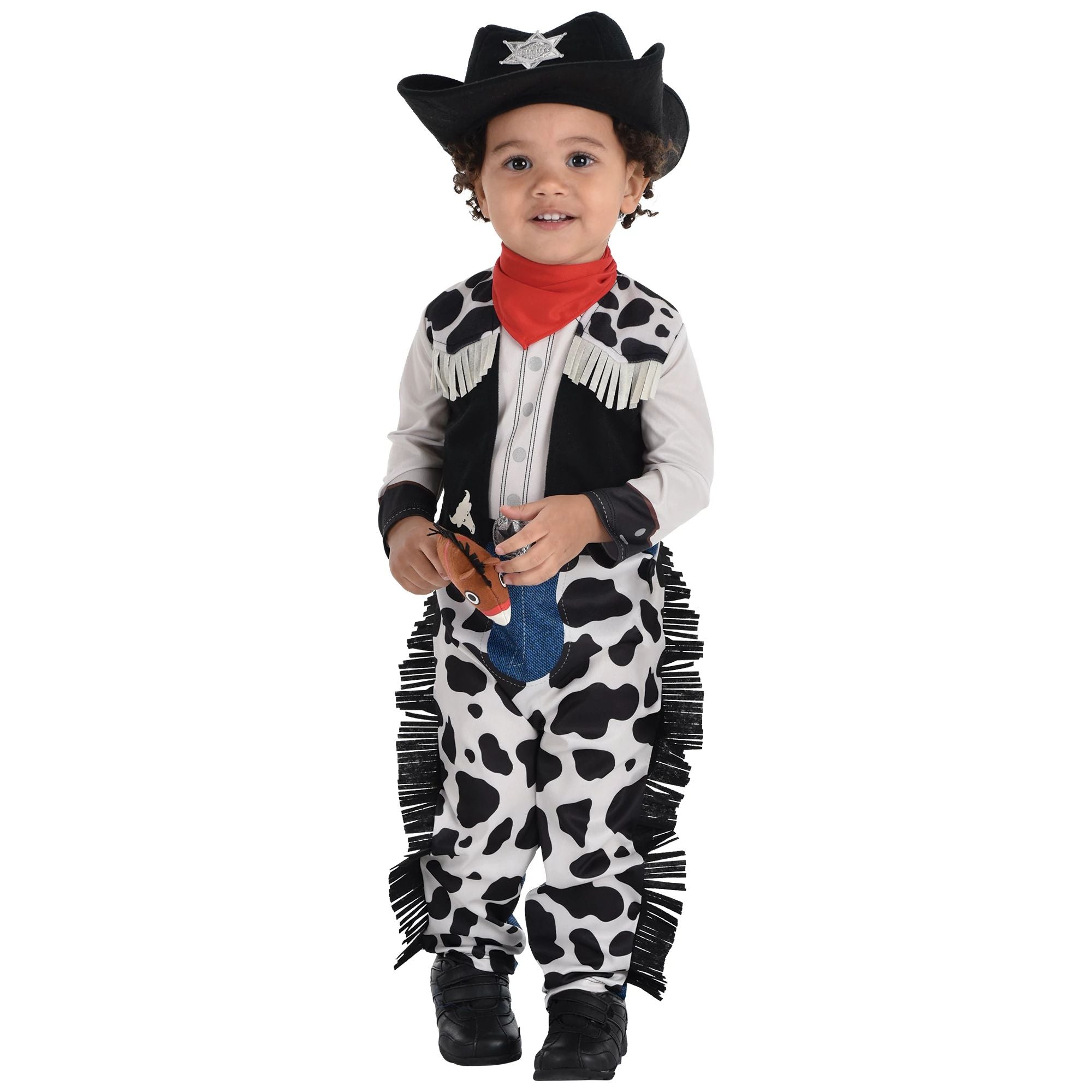 Western Costume for Toddlers, Cowboy Jumpsuit Size: 18-24M