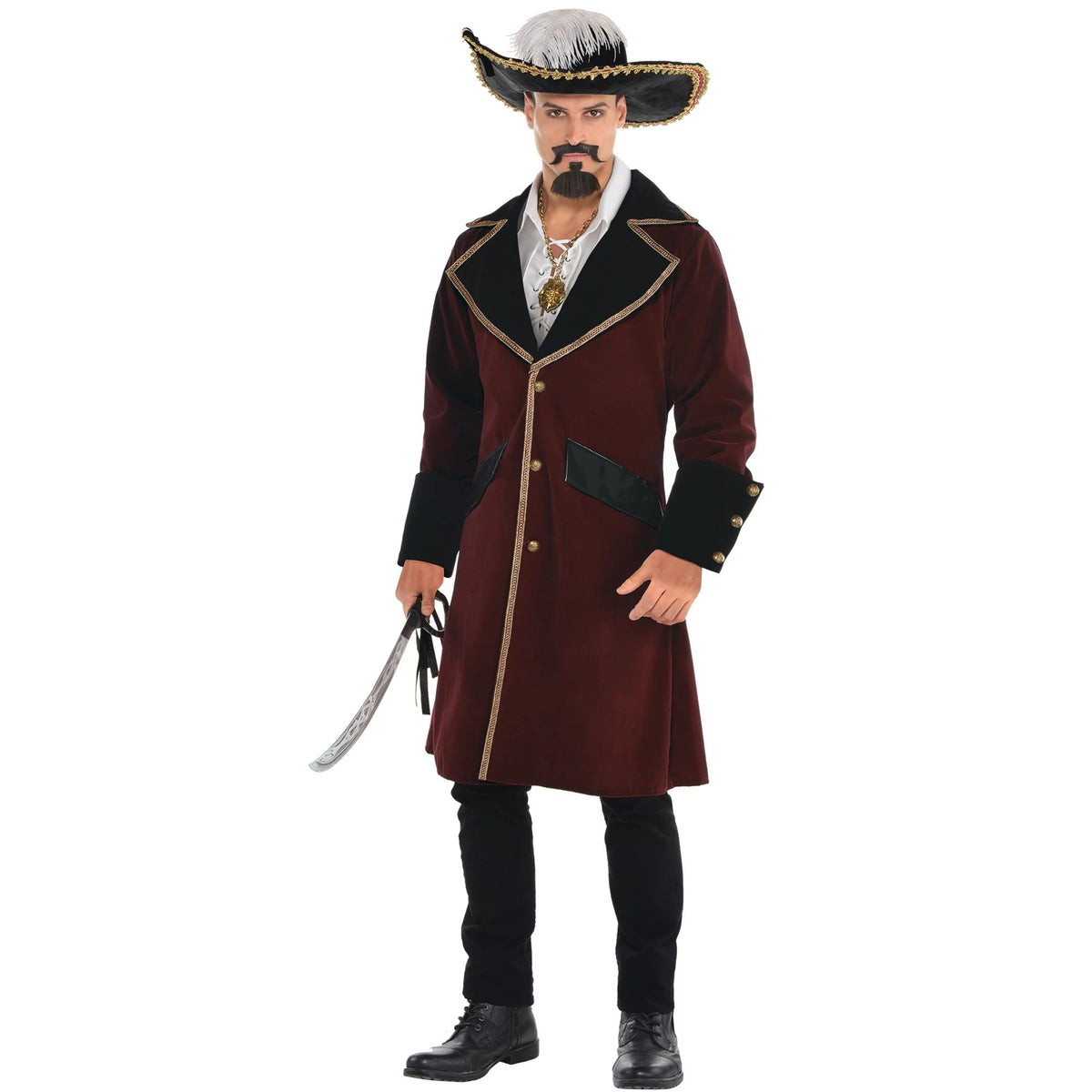 Pirate Captain&#39;s Jacket - Men&#39;s L/XL