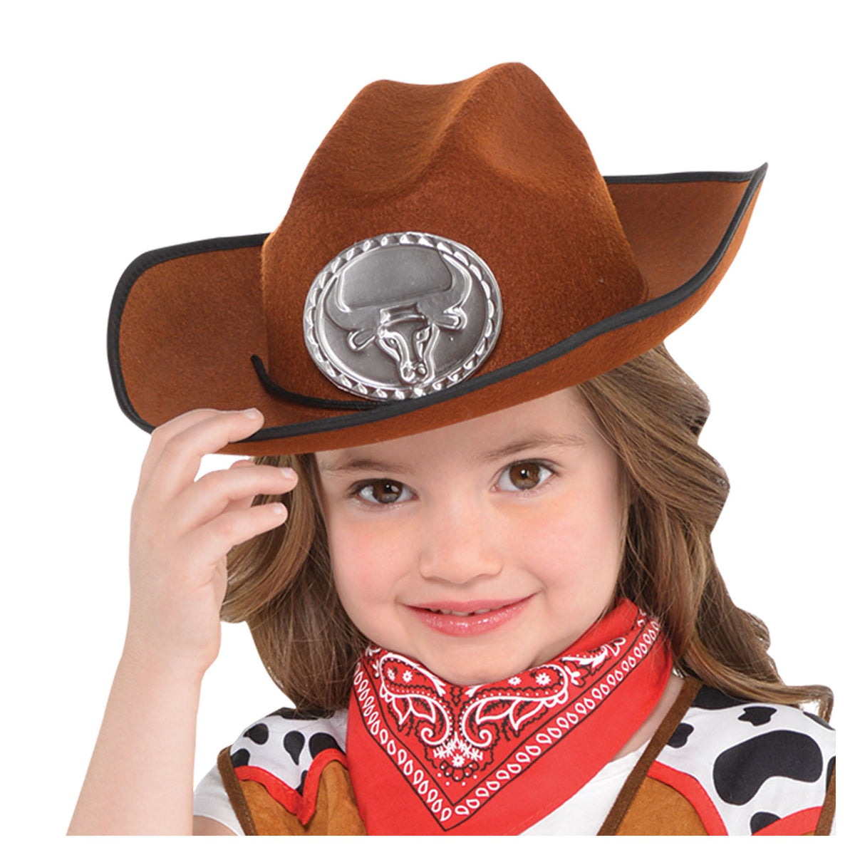 Cowboy Hat for Kids with Badge