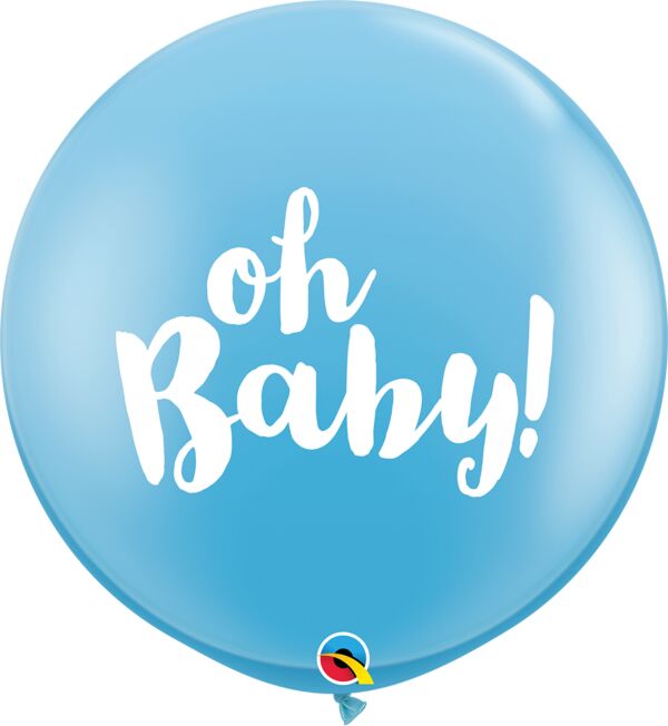 36" Oh Baby Latex - Pale Blue