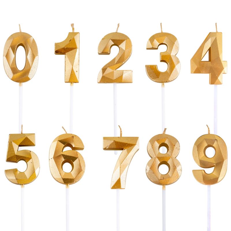 3D Candle - Gold