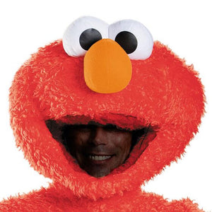 Full Plush Elmo Prestige Adult Costume