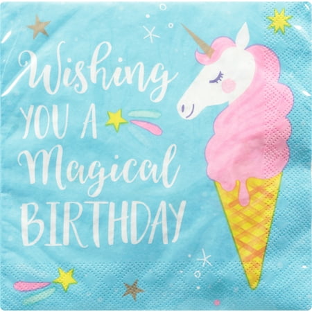 Unicorn Galaxy Luncheon Napkin 16ct
