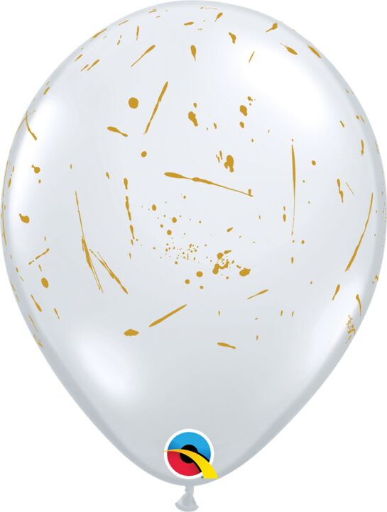 Paint Splatters Latex Balloon 1ct, 11" 