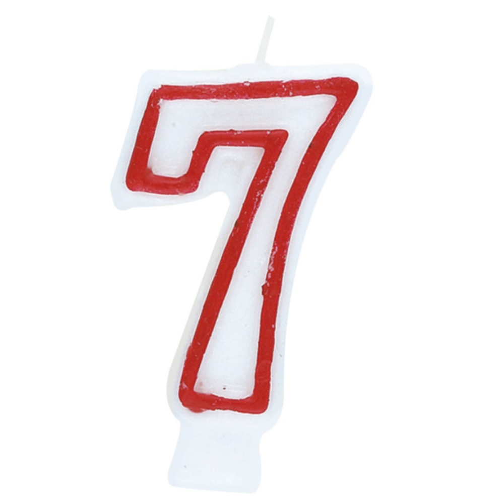 Numbers Deluxe Birthday Candle