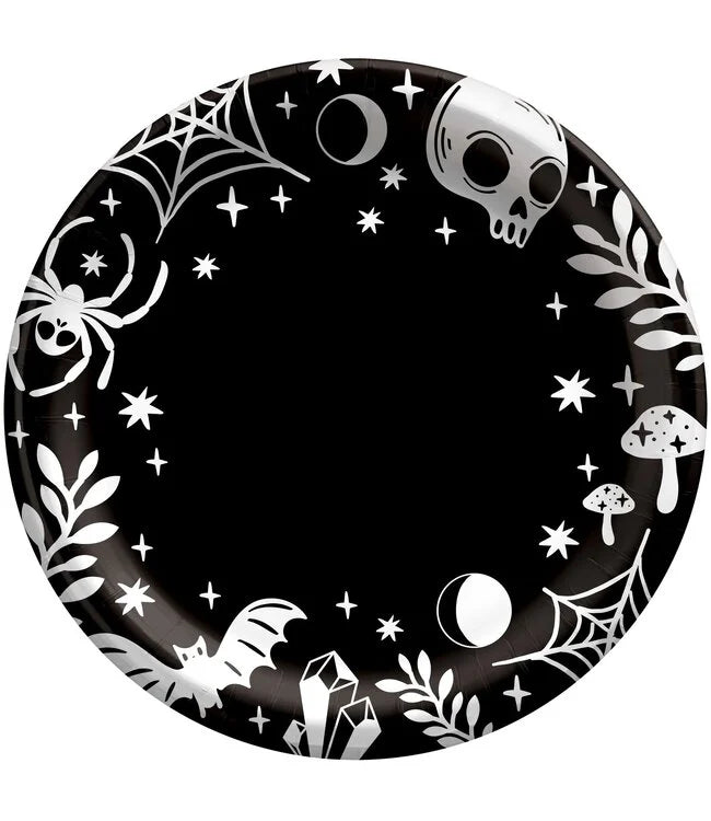 Spellbound 10 1/2" Round Paper Plates