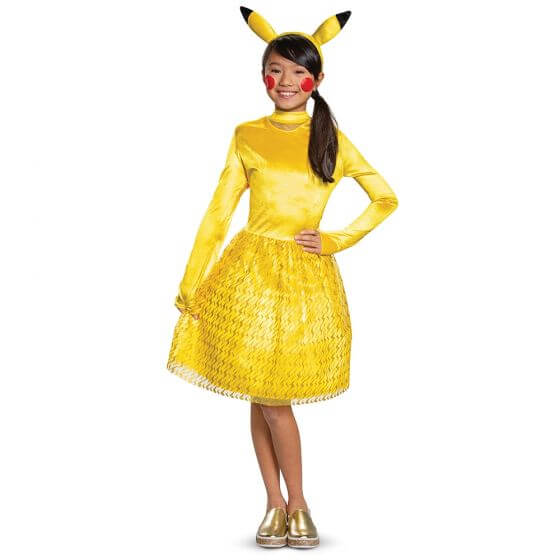 Girls Pikachu Costume